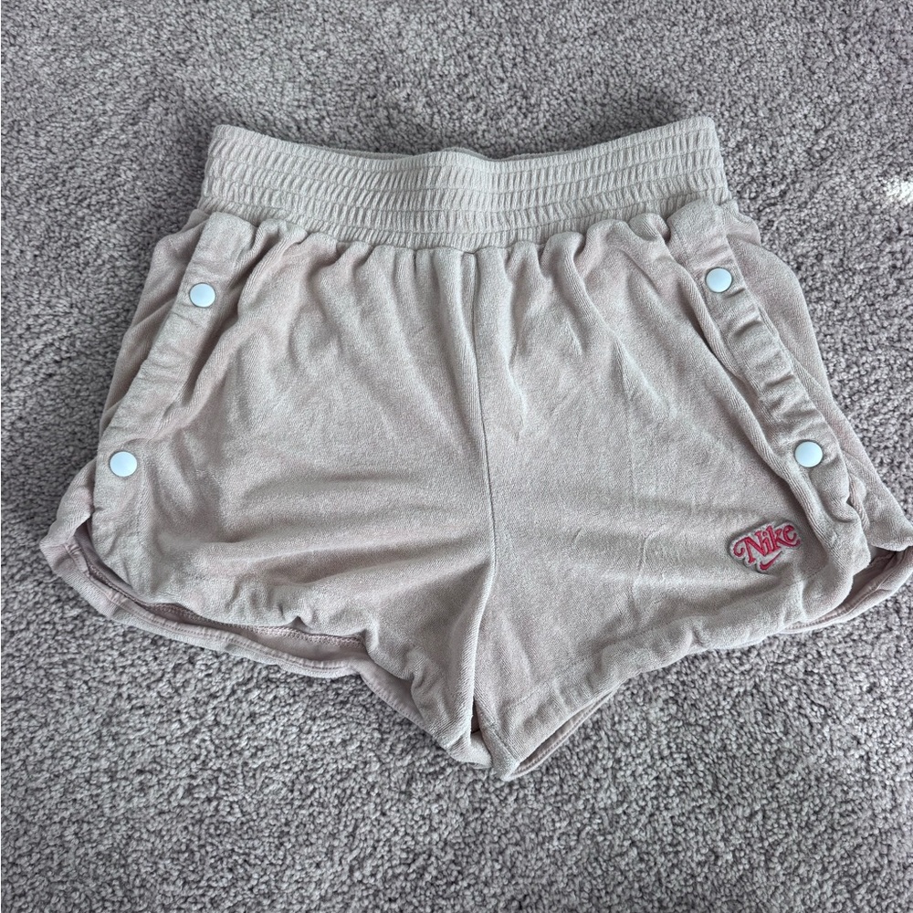 Nike Women's Beige Athletic Shorts